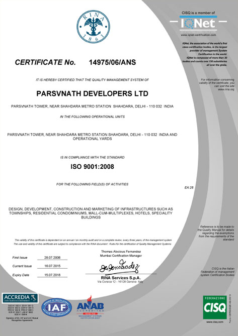 Management System Certificates