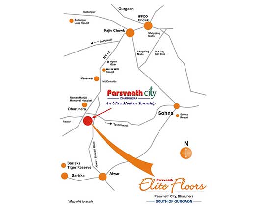 Ellite Floors location map