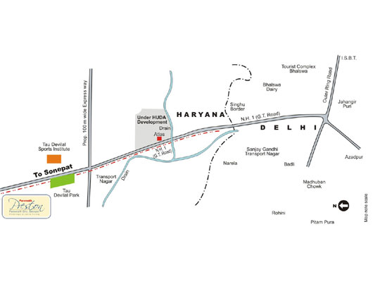 location map Preston