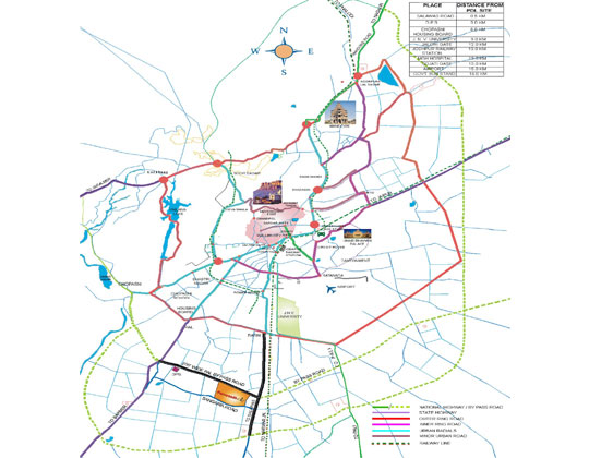 location map