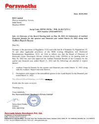 Intimation of Board Meeting - 27.05.2022