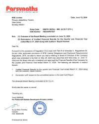 Outcome of the Board Meeting 12.06.2024